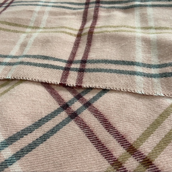 Cejon Pink Plaid Scarf - Picture 2 of 4